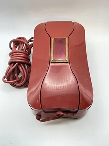 Raro 1968 mediados de siglo moderno - FACE STANDARD rojo joyero marcador giratorio teléfono - Imagen 1 de 9