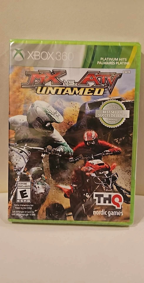 MX vs. ATV Untamed Xbox 360, 2007, platinum hits, new sealed - Image 1 of 3