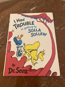 1965 1st issue I Had Trouble in getting to Solla Sollew Dr. Seuss - Imagen 1 de 8