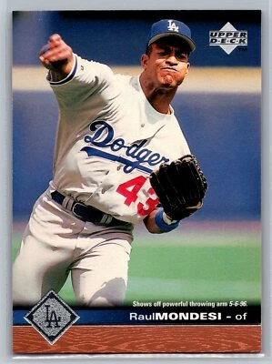 Raul Mondesi 1997 Upper Deck BASEBALL #401 Los Angeles Dodgers - Image 1 of 2