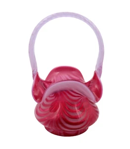Fenton Cranberry Basket 8.5” Drapery - Picture 1 of 6