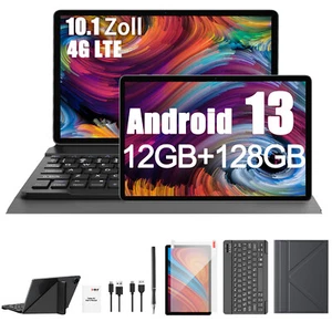 Tablet 10.1 pulgadas Android 13 4G LTE Octa-core 8000mah 12GB+128GB Dual SIM 5G WiFi - Imagen 1 de 9