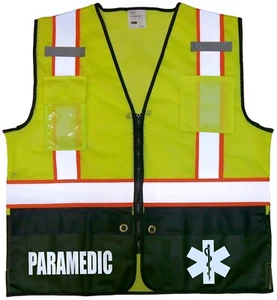 Paramedic Survivor Safety Vest, Type R Class 2 with Reflective logos - Picture 1 of 44