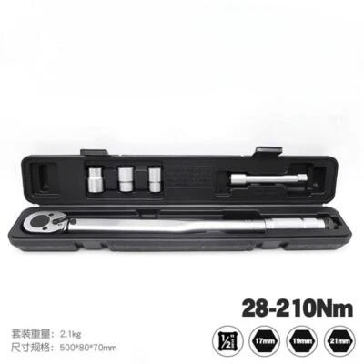 Tire Torque Wrench 28-210N Auto Repair Tire Torque Tuning Spark Plug Wrench Tool - Image 1 of 4