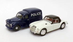 Corgi 1/43 Scale 97722 - Morris 1000 Van & MGA - South Wales Police - Picture 1 of 4