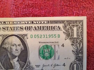 May 23, 1955 "75th"Birthday Anniversary Note 2021 One Dollar Bill - Picture 1 of 10