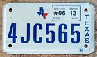 Texas Motorcycle License Plates - Authenic Of Ector County - 4Jc 565...