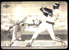 Comic Ball Hologram 1991 Upper Deck Reggie Jackson & Tasmanian Devil Near Mint