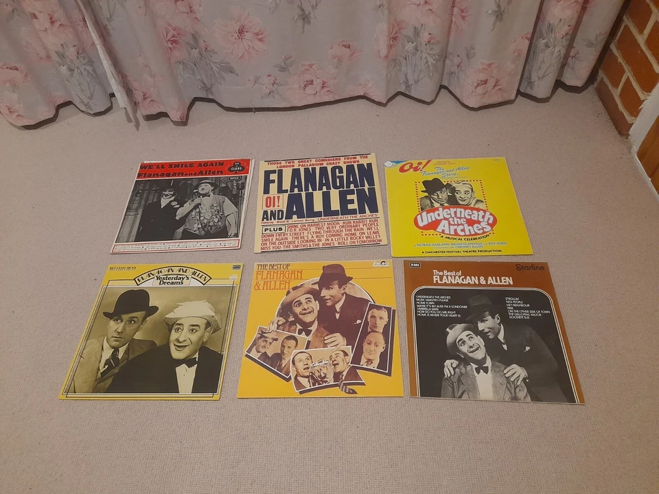 Collection of 6 Flanagan and Allen vinyl LPs Best OST British Comedy Records - Image 1 of 1