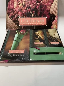 Victorian Collection Calendar Diary, Address Book, Notebook and Pen Vintage 80s - Picture 1 of 8