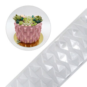 Plastic Cake Decorating Mold Lace Mousse Baking Fondant Template Kitchen Tool