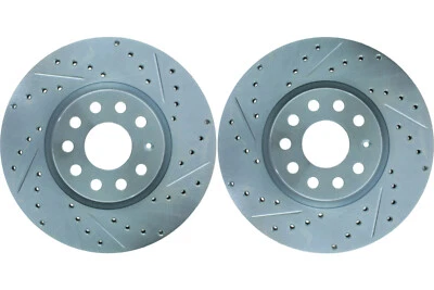 Par de rotores de freno de disco Stoptech delanteros para Audi TT 2008-2014 (42592) Foto 1 de 4