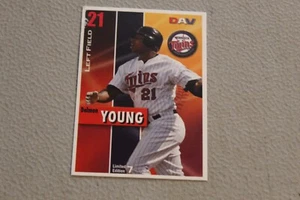 Minnesota Twins 2008 SGA DAV Cards PICK YOUR FAVORITE PLAYER - Picture 1 of 6