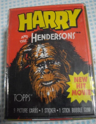 1987 TOPPS HARRY & THE HENDERSONS COMPLETE 77 CARD BASE SET MINT NO STICKERS - Image 1 of 4