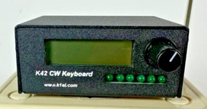 Used K1EL K42 CW Keyboard Reader Keyer w/AC Adapter - Zdjęcie 1 z 2