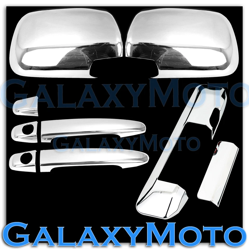 Chrome Mirror+2 Door Handle+Tailgate Camera hole Cover for 05-11 TOYOTA TACOMA - Image 1 of 1