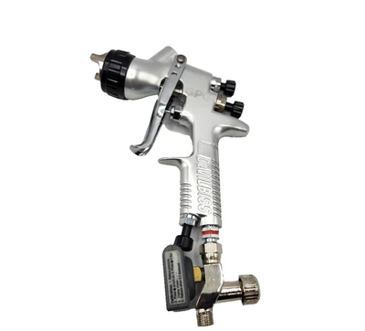 DeVilbiss GPG Gravity High Efficiency Spray Gun with Dig. Pressure Gauge 0719784 - Image 1 of 4