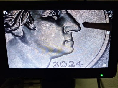 Lot of 4 Washington Quarters All with  Die Chip Errors (See Discription) Lot #35 - Image 1 of 4