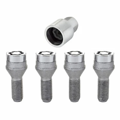 McGard Wheel Lock Bolt Set For Dodge Dart 2013-2016 | M12x1.25 | 4-Pack | Chrome - Image 1 of 4