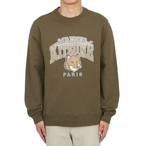 Maison Kitsune Campus Fox Männer Sweatshirt LM00305KM0001 P360 63458699 - Picture 1 of 14