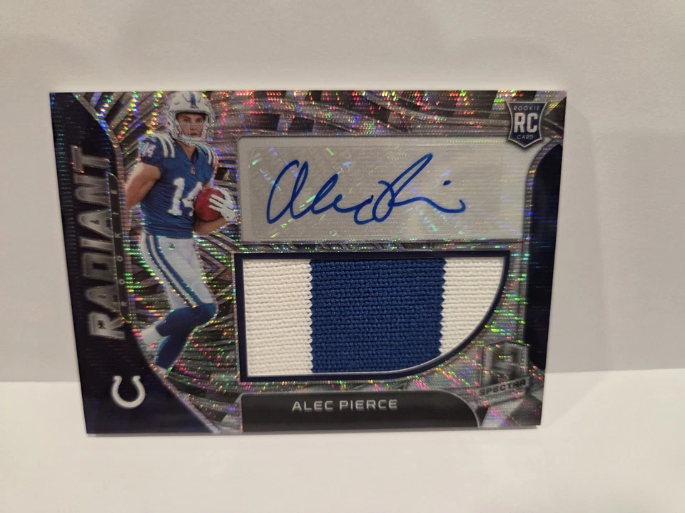 2022 Spectra Alec Pierce Auto Patch Rc RPA 18/25 #RAD-API - Image 1 of 2