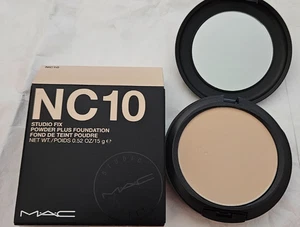 Fondotinta MAC Studio Fix Powder Plus -NC10 FullSize Formula ORIGINALE nuovo con scatola - Foto 1 di 1
