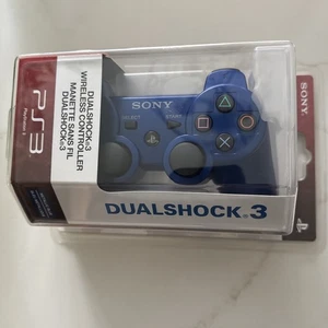 Sony PS3 DualShock 3 Controller Metallic Blue NEW SEALED - Picture 1 of 7