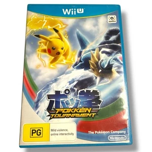 Pokken Tournament Pokemon Nintendo Wii U PAL VGC Free Tracked Postage - Picture 1 of 5