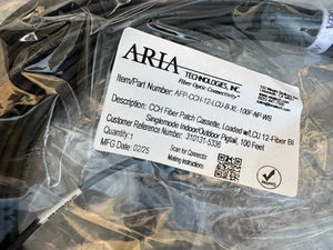 Cassette patch fibre Aria CCH, chargée avec fibre LCU 12 - Photo 1/1