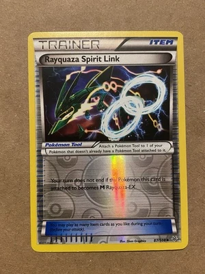 Rayquaza Spirit Link 87/108 Reverse Holo Roaring Skies Pokémon TCG (LP) - Image 1 of 4