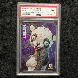 Panini Fortnite Series 1 PSA 9 P.A.N.D.A. TM. Leader #279 Crystal Shard Italy - Picture 1 of 2