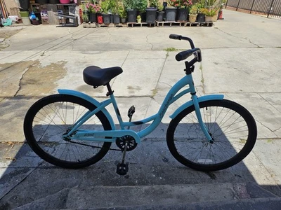 Kent Womens 26" Seachange Classic Beach Cruiser Bike Blue - 12623 - Image 1 of 3