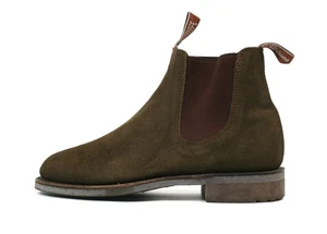 R.M. Williams Craftman Taupe Comfort Suede Turnout Chelsea Boots Australia - Bild 1 von 10