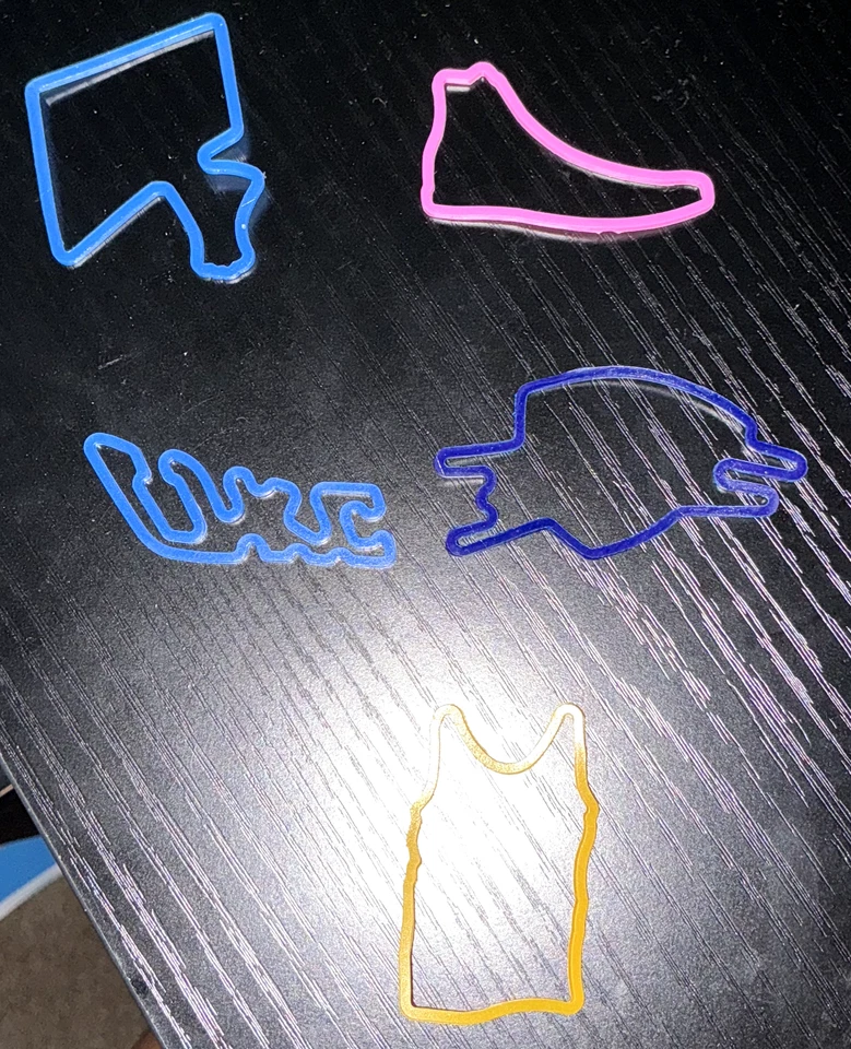 NUEVO NBA Logo Bandz - OKC THUNDER - Paquete de 20 pulseras  Foto 1 de 3