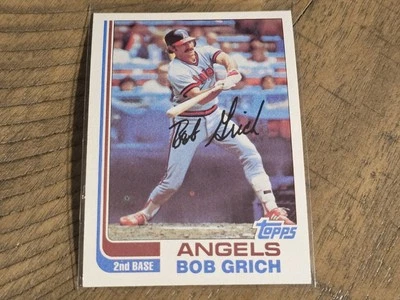1982 Topps #284 Bob Grich California Angels Nmmt - Image 1 of 3