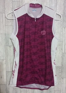 Pearl Izumi Cycling Shirt Sleeveless 1/4 Zip Purple White Women's Size Medium - Picture 1 of 7