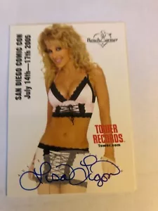 Lisa Ligon, 2005 Benchwarmer, Authentic Autograph, San Diego Comic Con, - Picture 1 of 2