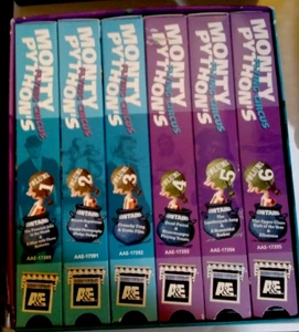 Monty Python Flying Circus Complete Season 1 VHS Box Set 6 Volumes 13 Episodes - Picture 1 of 3
