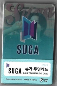 BTS Suga [Paquete de 25 tarjetas fotográficas transparentes] K-POP 2025.06 - Imagen 1 de 3