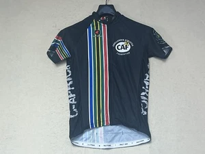 Pactimo Men's Prestige Imports Black Full Zip Short Sleeve Cycling M Jersey - Picture 1 of 6