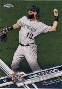 (7) 2017 Topps Chrome Update CHARLIE BLACKMON All Star LOT #HMT69 Rockies - Picture 1 of 1