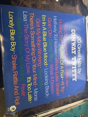 LP 20 GREAT HITS BY CONWAY TWITTY *Signed*. AD - Image 1 of 4