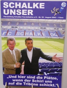 Schalke Unser Magazin Fußball Fan Zeitung Fan Initiative #39 August 2003 Poster - Bild 1 von 3