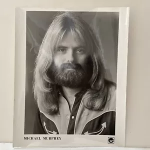 Foto promocional original vintage de Michael Murphy en blanco y negro 8x10 2 - Imagen 1 de 9