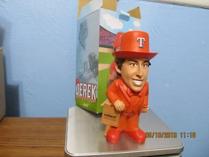  DEREK HOLLAND Texas Rangers Garden Gnome Figurine New in Original Box - Picture 1 of 10