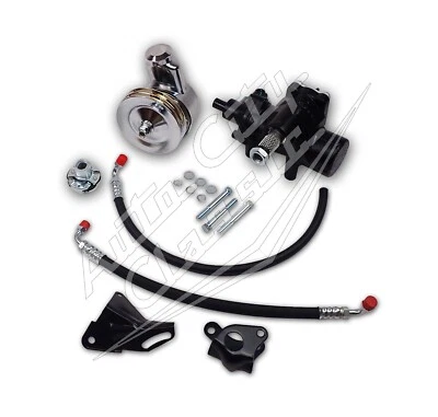 1958 - 1964 Chevrolet 348 409  500 series power steering conversion  chrome - Image 1 of 4