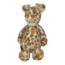 Jellycat London Plush Bashful Giraffe Brown White Spotted Stuffed Animal 12"