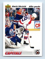 1991-92 Upper Deck French Dimitri Khristich Washington Capitals #157