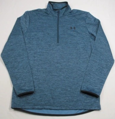 安德玛男式 MD Armour 抓绒 1/2 拉链高尔夫套衫运动衫 1357145 — 第 1/4 张图片