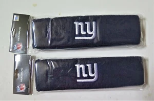 ZWEI (2) NEW YORK GIANTS 100 % BAUMWOLLE STIRNBAND/SWEATBÄNDER VON PRO SPECIALTIES - Bild 1 von 2